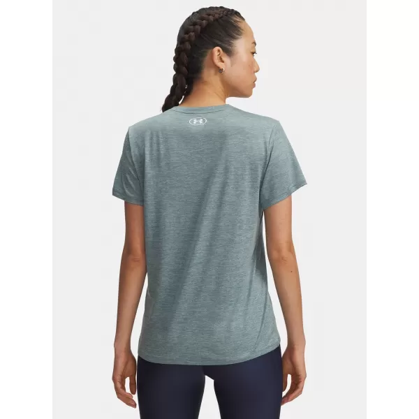  Dámske tričko UNDER ARMOUR TECH SSV- TWIST 1384227-587 MODRÁ 