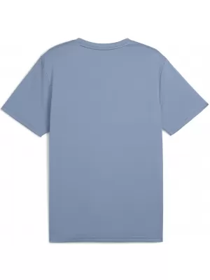 Pánske tričko PUMA M TAD ESS POLY TEXTURE TEE 527155-34 CHLADNÁ MODRÁ