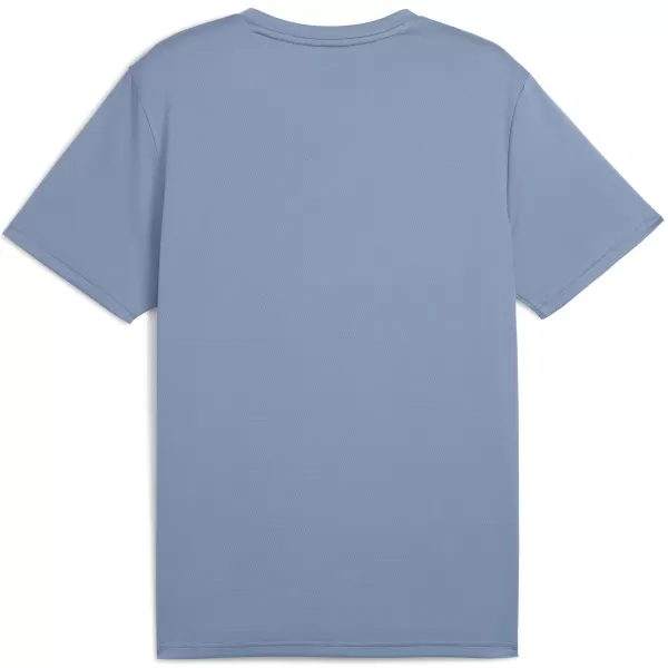  Pánske tričko PUMA M TAD ESS POLY TEXTURE TEE 527155-34 CHLADNÁ MODRÁ 