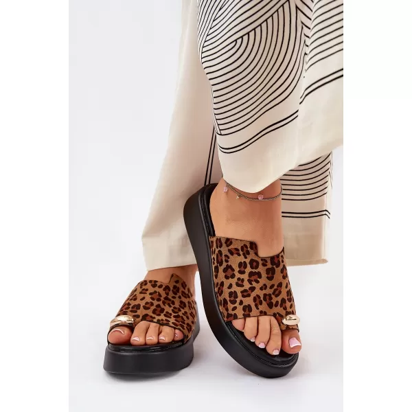  Dámske sandále BOTO SAQESSE 36267 LEOPARD 