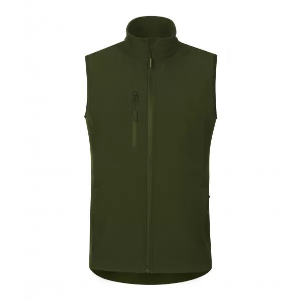  Pánska softshellová vesta ALTISPORT NoPrint NP/ALM865 MILITARY 