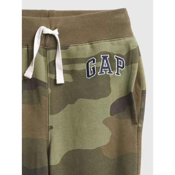  Detské tepláky GAP LOGO SWEATPANTS 550068-03 GREEN CAMO 