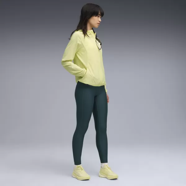  Dámska bunda PUMA RUN VELOCITY WOVEN JACKET W 526584-35 ZLATÝ MESIAC 
