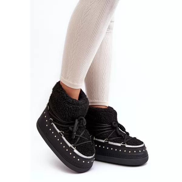  Dámske snehule BOTO ROHES 28131 BLACK 