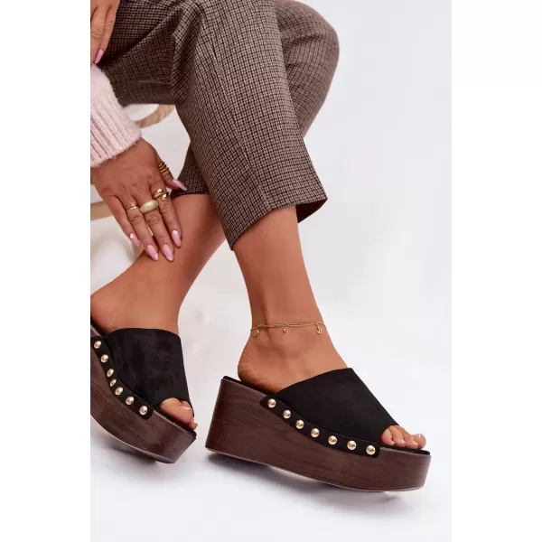  Dámske nazúvaky BOTO HELIVINA 41628 BLACK 