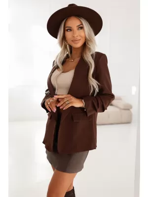 Dámska bunda NUMOCO 588-3 ČOKOLÁDA