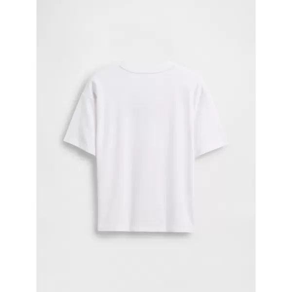  Detské tričko GAP ORIGINAL LOGO TEE 782451-01 OPTIC WHITE 