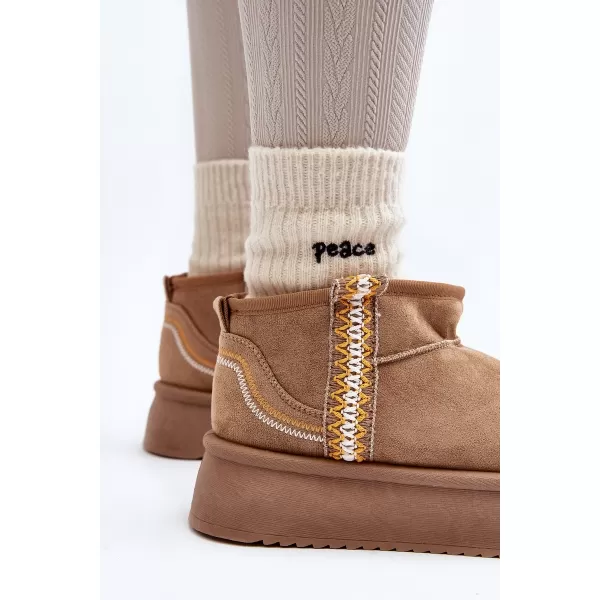  Dámske snehule BOTO UDRA 29607 KHAKI 