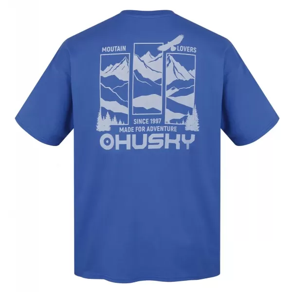  Pánske tričko HUSKY TEE VIEW M BLUE 