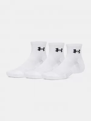 Ponožky UNDER ARMOUR PERFORMANCE COTTON 3P QTR 6009686-100 BIELA