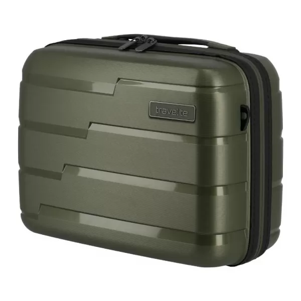  Kozmetický kufrík TRAVELITE AIR BASE BEAUTY CASE OLIVOVÝ 