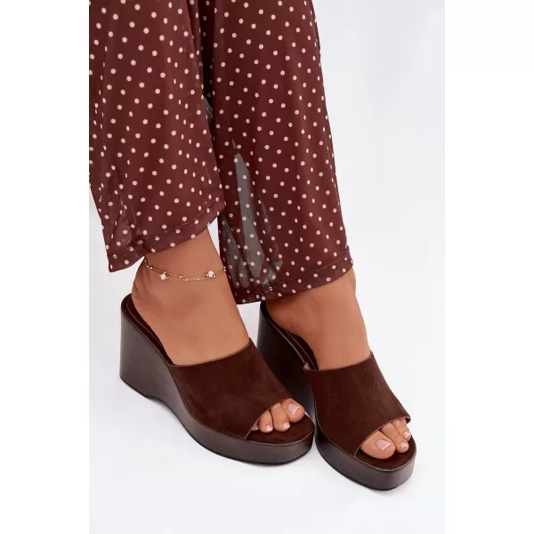  Dámske šľapky BOTO RAVELIA 41349 BROWN 