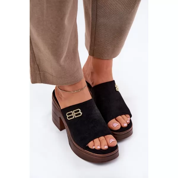  Dámske šľapky VINCEZA 17400 BLACK 