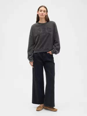 Dámska mikina GAP LOGO SWEATSHIRT 799280-02 MOONLESS NIGHT