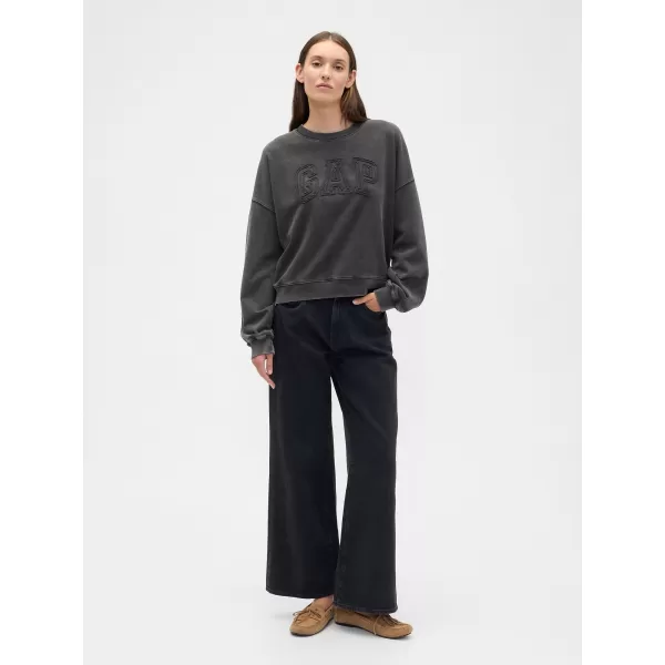  Dámska mikina GAP LOGO SWEATSHIRT 799280-02 MOONLESS NIGHT 