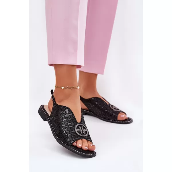  Dámske sandále S.BARSKI KV51-094 BLACK 