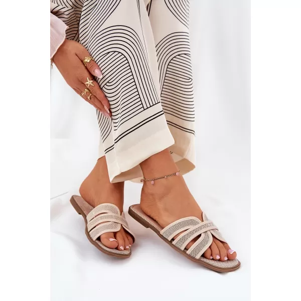  Dámske šľapky BOTO SCAZZE 36258 BEIGE 