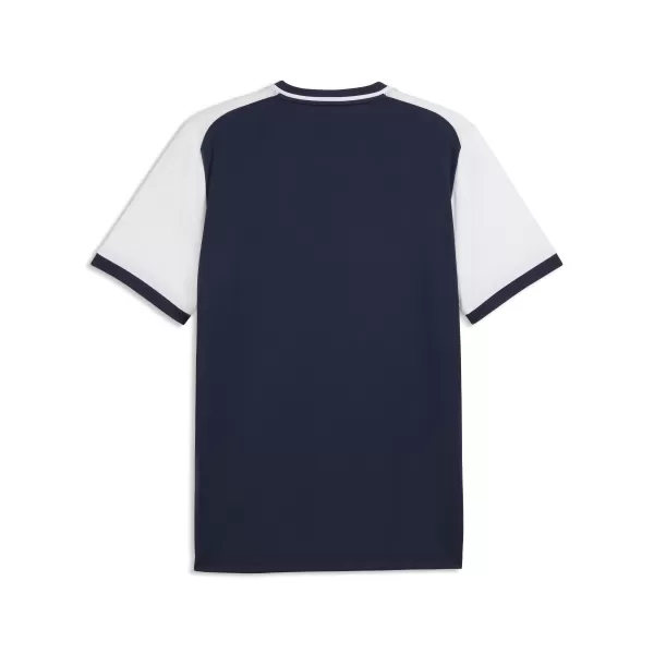  Pánske funkčné tričko PUMA TEAMLIGA26 MATCHDAY JERSEY 706544_06 PUMA NÁMORNÍCKA/PUMA BIELA 