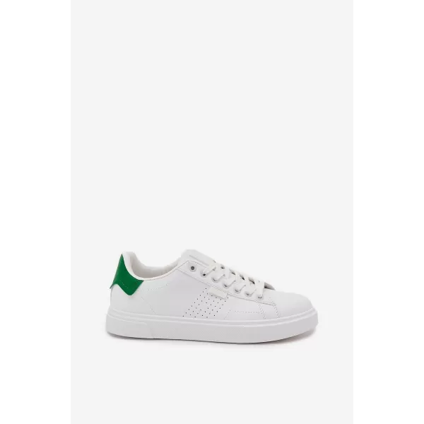 Pánske topánky BIG STAR OO174116 WHITE/GREEN Big Star Shoes 