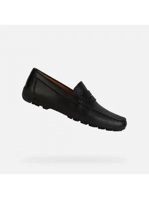 Pánske mokasíny GEOX KOSMOPOLIS + GRIP G002600 ČIERNA