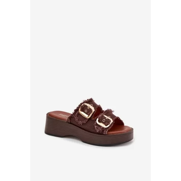  Dámske šľapky BOTO RENELISSE 41325 BROWN 