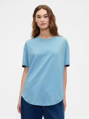 Dámske tričko GAP LOGO TEE 407990-10 BLUE STONE