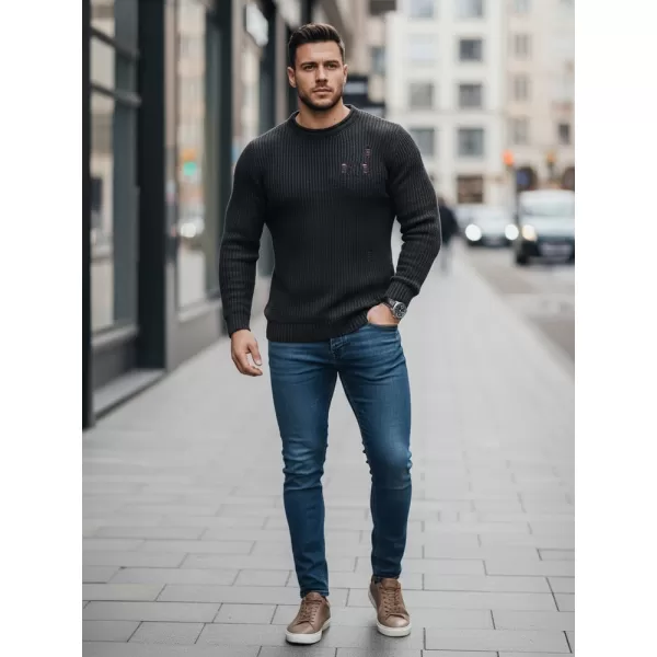  Pánsky sveter DSTREET WX1990 SIVÁ 
