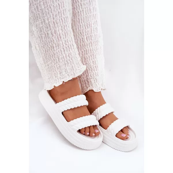  Dámske topánky S.BARSKI ZK51-001 WHITE 