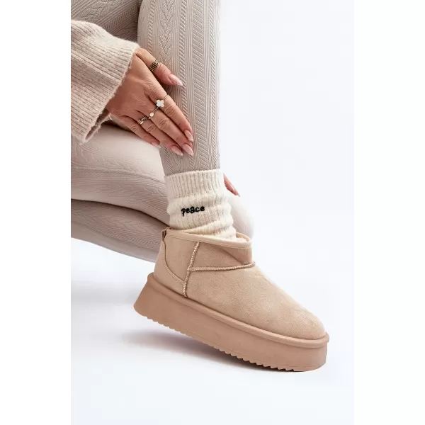  Dámske snehule BOTO CALIKSA 29613 BEIGE 
