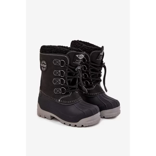  Detské zimné topánky LEE COOPER LCJ-25-44-3943K BLACK 