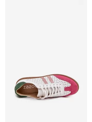 Dámske tenisky ZAZOO N1318 PINK/WHITE/GREEN