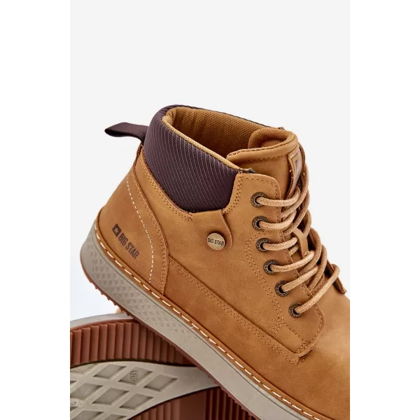  Pánske topánky BIG STAR OO174561 BROWN/BEIGE Big Star Shoes 