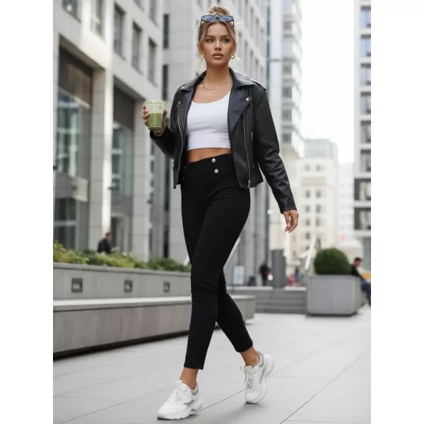  Dámske nohavice DSTREET UY2849 ČIERNA 