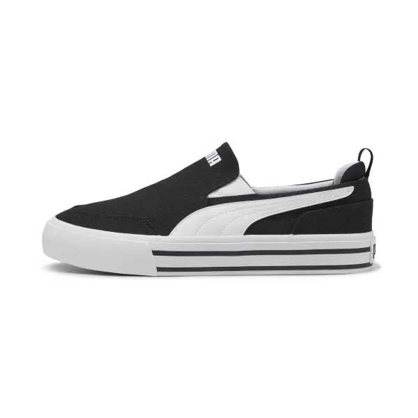  Topánky PUMA COURT CLASSIC VULC SLIPON 400216_02 PUMA BLACK/PUMA WHITE 