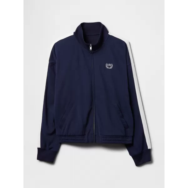  Dámska bunda GAP LOGO FULLZIP JACKET 732240-01 NAVY UNIFORM 
