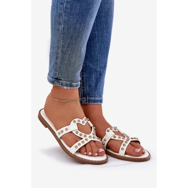  Dámske šľapky BOTO ADIVRAE 35839 WHITE 
