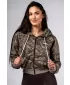 Mikina na zips POWER 895 LIGHT BROWN CAMO Nebbia