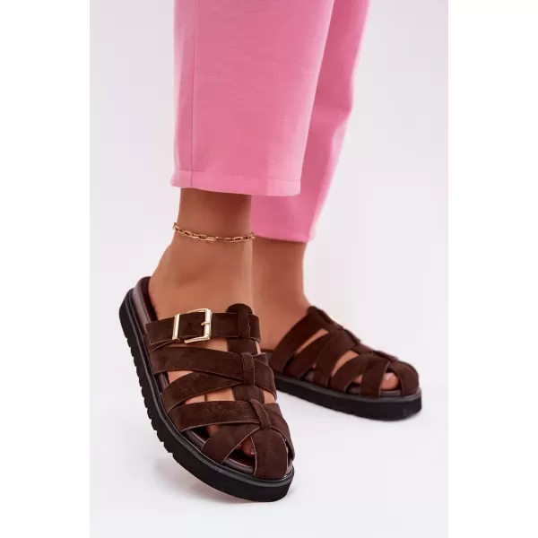  Dámske šľapky BOTO ROSELISSE 41561 BROWN 