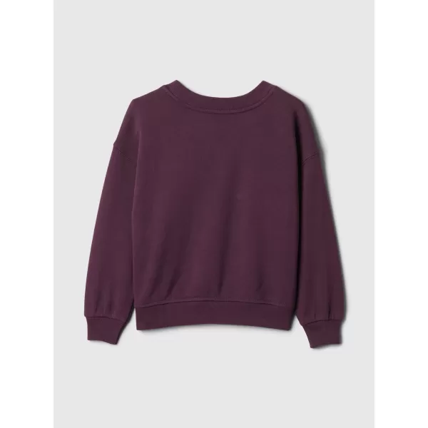  Detská mikina GAP LOGO 1969 CREW SWEATSHIRT 515121-00 PURPLE RAY 