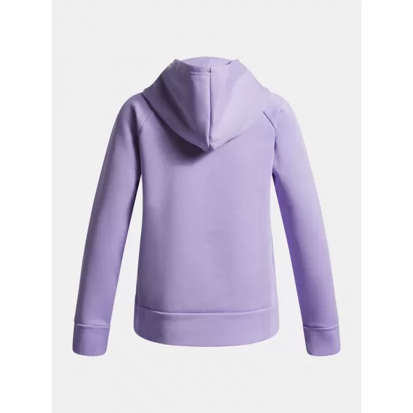  Dievčenská mikina UNDER ARMOUR UA RIVAL FLC SHIMMER HDY 6004118-538 FIALOVÁ 