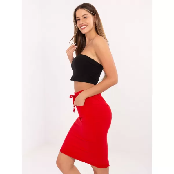  Dámska sukňa BASIC FEEL GOOD RV-SD-4793-1.32 RED 