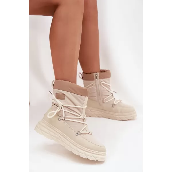  Dámske zimné topánky LEE COOPER LCJ-25-44-3931 BEIGE 