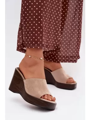 Dámske šľapky BOTO RAVELIA 41346 KHAKI