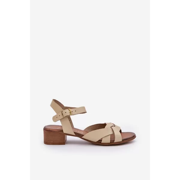  Dámske sandále ZAZOO 40372 BEIGE 