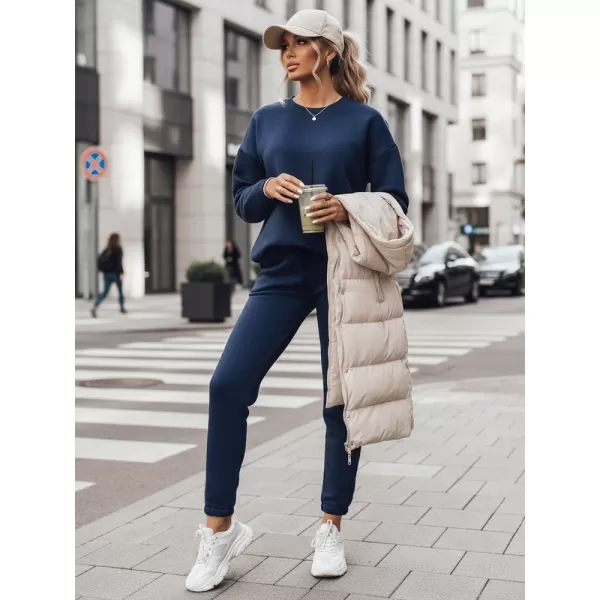  Dámska súprava DSTREET AY0782 TMAVO MODRÁ 