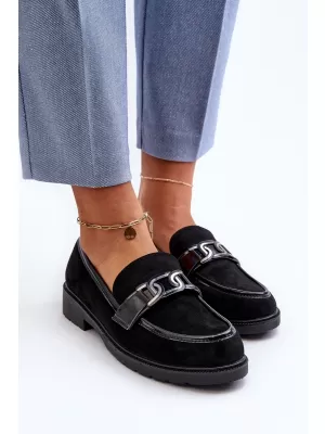 Dámske mokasíny S.BARSKI HY350A BLACK