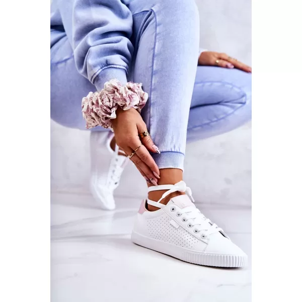  Dámske tenisky BIG STAR HH274073 WHITE/PINK Big Star Shoes 