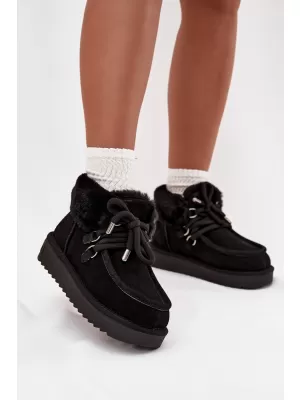 Dámske snehule D.FRANKLIN DFSH375006 BLACK