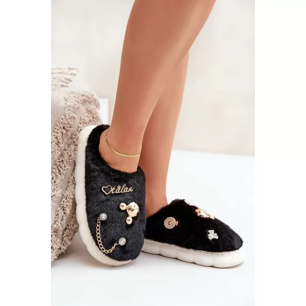  Dámske šľapky BOTO IVELFEDI 35011 BLACK 