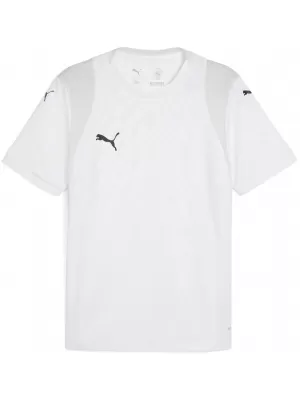 Pánske funkčné tričko PUMA TEAMCUP JERSEY 706272-04 PUMA BIELA/PUMA ČIERNA